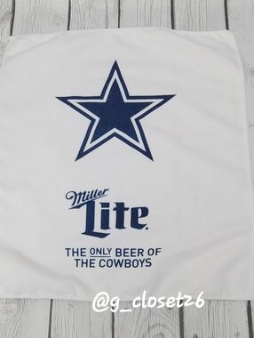 Miller Lite x Dallas Cowboys White Rally Towel